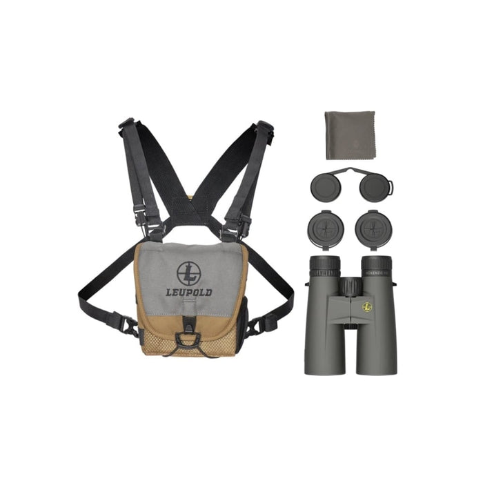 Leupold Optics BX-1 McKenzie HD 10x50mm Binoculars Package Inclusion