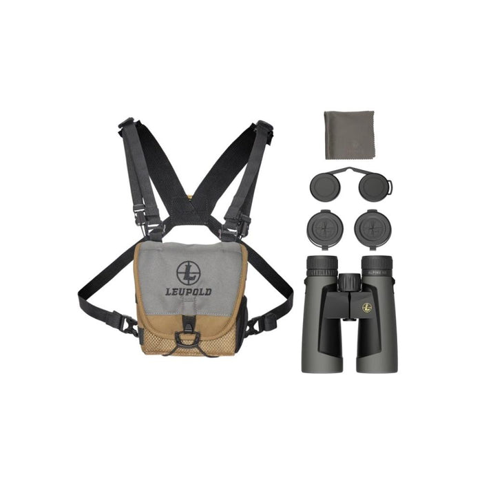 Leupold Optics BX-2 Alpine HD 10x52mm Binoculars Package Inclusion