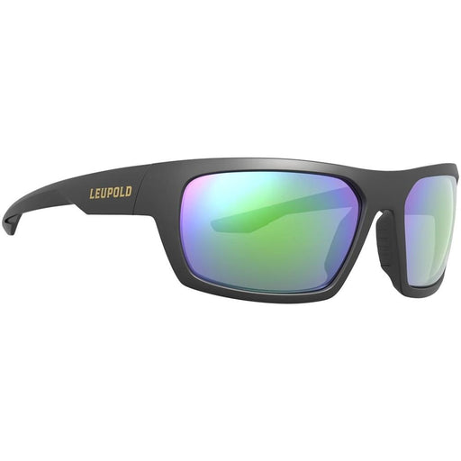 Leupold Packout - Matte Black, Emerald Mirror Eyewear Body Side Profile Right