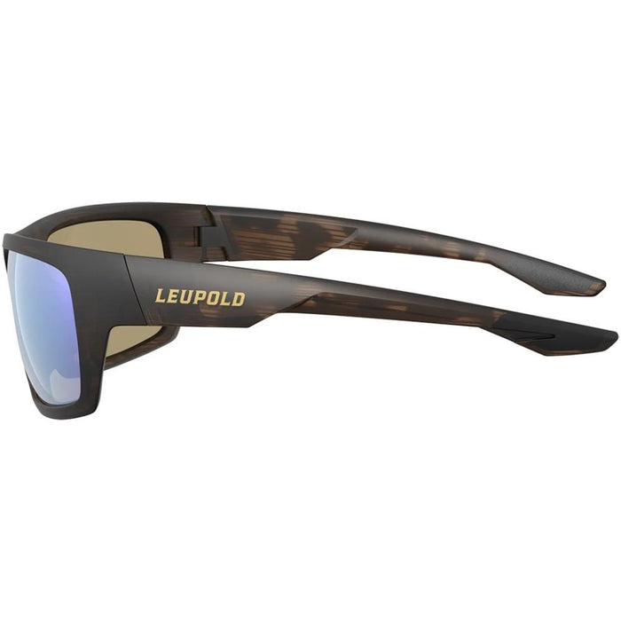 Leupold Packout - Matte Tortoise, Blue Mirror Eyewear Body Side Profile Left