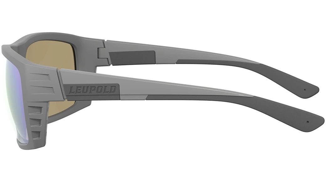 Leupold Payload - Matte Gray, Emerald Mirror Eyewear Body Side Profile Left