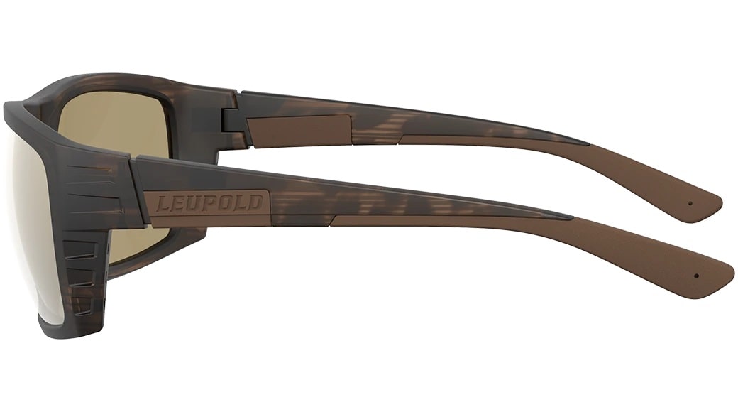 Leupold Payload - Matte Tortoise, Bronze Mirror Eyewear Body Side Profile Left