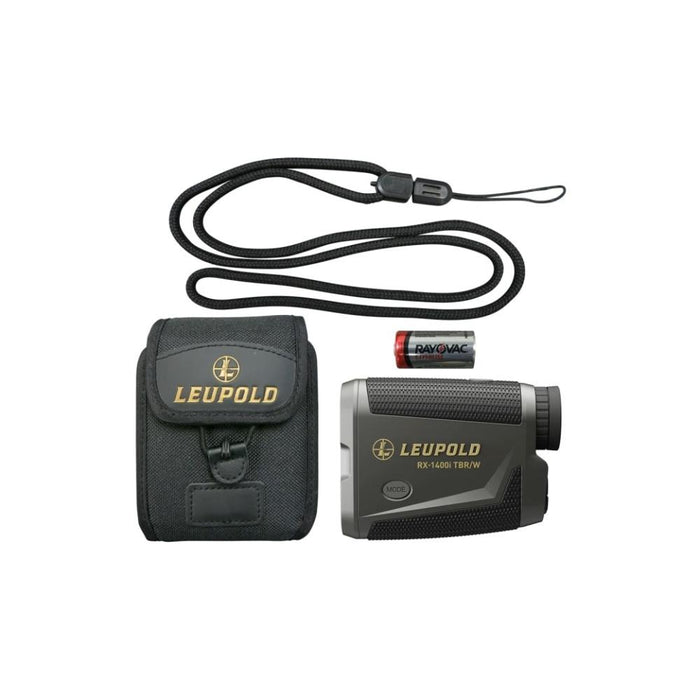 Leupold RX-1400i TBR/W Gen 2 Rangefinder Package Inclusion