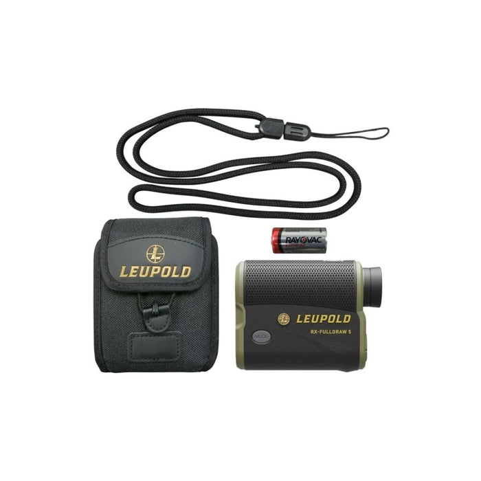 Leupold RX-FullDraw 5 Rangefinder Package Inclusion