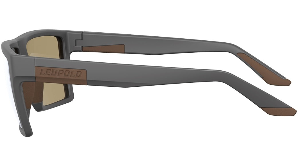 Leupold Refuge - Dark Gray, Blue Mirror Eyewear Body Side Profile Left