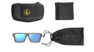 Leupold Refuge - Dark Gray, Blue Mirror Eyewear Included Accessories
