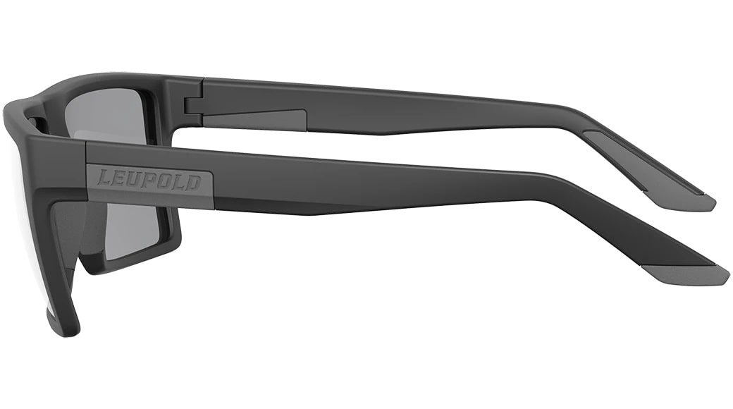 Leupold Refuge - Matte Black, Shadow Gray Flash Eyewear Body Side Profile Left