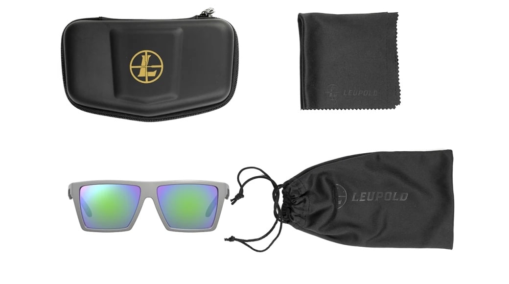 Leupold Refuge - Matte Gray, Emerald Mirror Eyewear Included Accessories