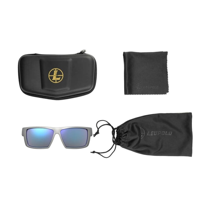 Leupold Switchback - Matte Gray, Blue Mirror Eyewear Included Accessories