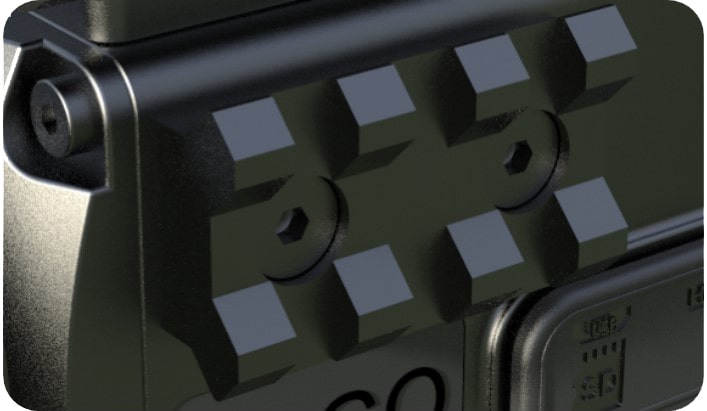 Luna Optics 6-36x50mm Gen-3 Digital Day / Night Vision Riflescope Upper Accessory Rail 