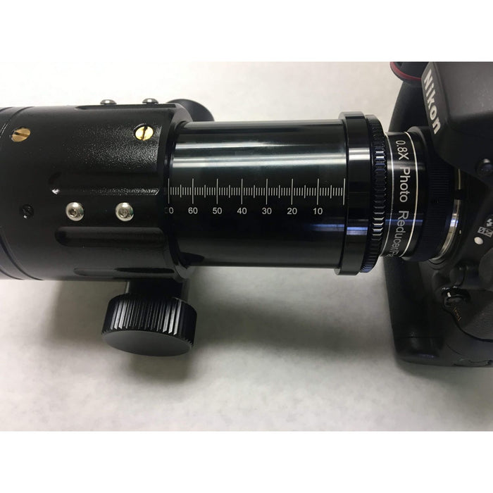 Lunt 0.8X Reducer/Field Flattener For Night Time Imaging With The MT80, MT100 & MT130 Main Body Scaled