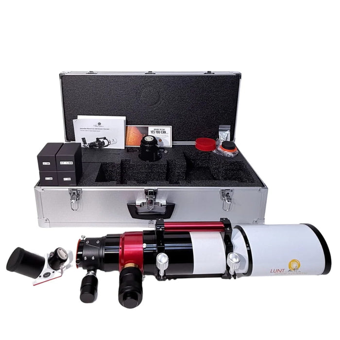 Lunt LS100MT Enhanced Kit - 100mm f/7 Universal Day & Night Modular Telescope - and Hard Case