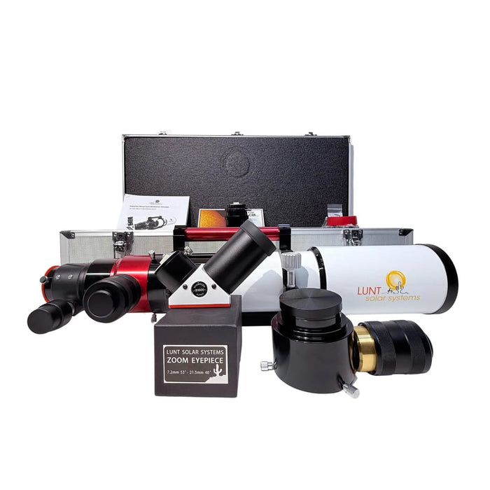 Lunt LS100MT Premium Kit - 100mm f/7 Double Stack Modular Telescope - Package