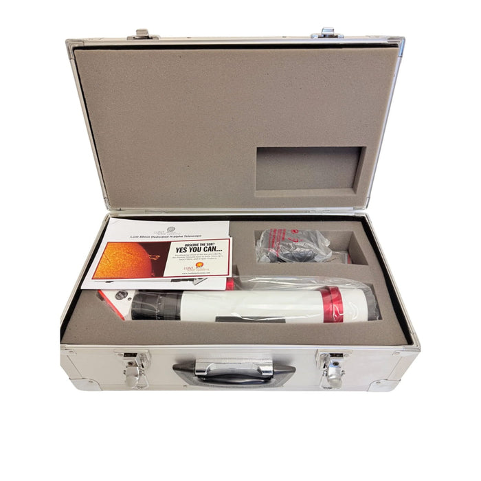 Lunt LS40THa Standard Kit - 40mm Dedicated Hydrogen-Alpha Solar Telescope in Hard Case