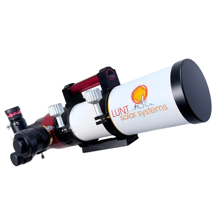 Lunt LS80MT Standard Kit - 80mm f/7 Hydrogen-Alpha Solar Telescope - OTA Front View Profile