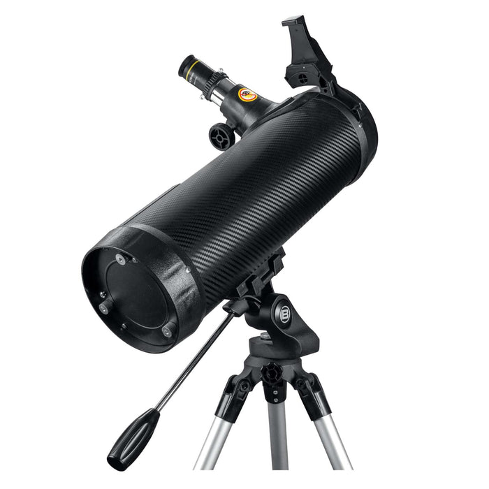 National Geographic 114mm Reflector Telescope with APP in Black Body with Smartphone Mount