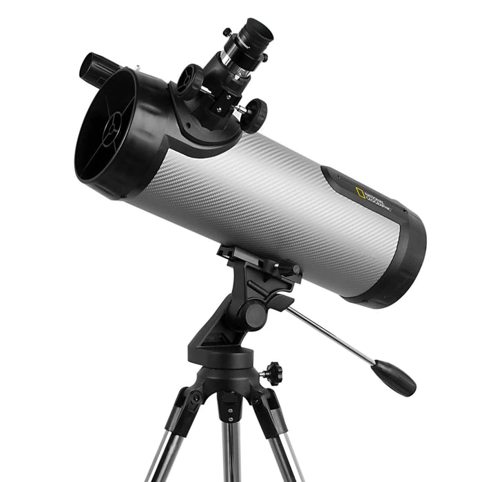 National Geographic 114mm Reflector Telescope with APP in Silver