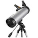 National Geographic 114mm Reflector Telescope with APP in Silver Body with Smartphone Mount