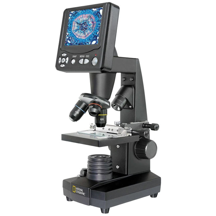 National Geographic 40x-1600x LCD Microscope Body Side Profile Left