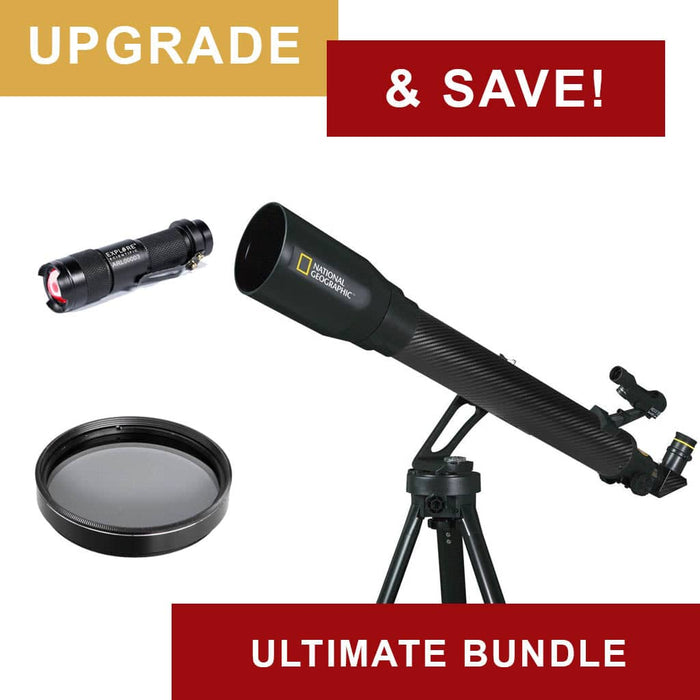 National Geographic CF700SM 70mm f/10 Refractor Telescope Ultimate Bundle