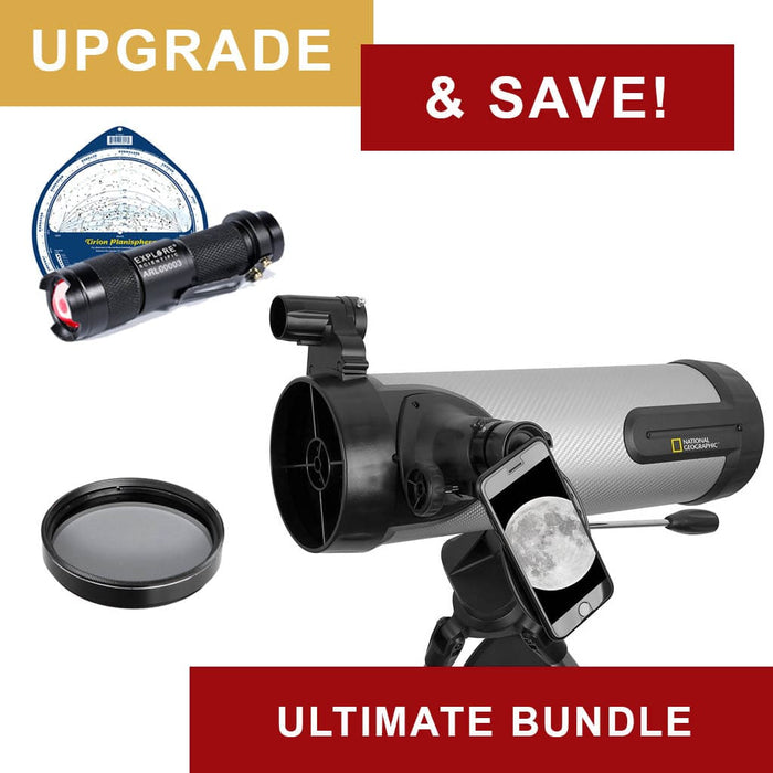 National Geographic NT114CF 114mm Reflector Telescope Ultimate Bundle