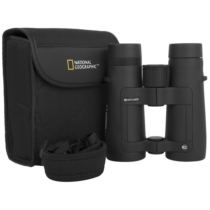 National Geographic Open Bridge 10x42mm Binoculars Body Case and Strap