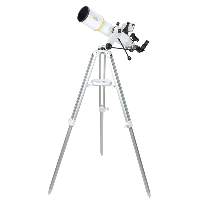 National Geographic Sky Assist 102 - Integrated App-Enabled 102 mm Astronomy Telescope on Tripod with Smartphone