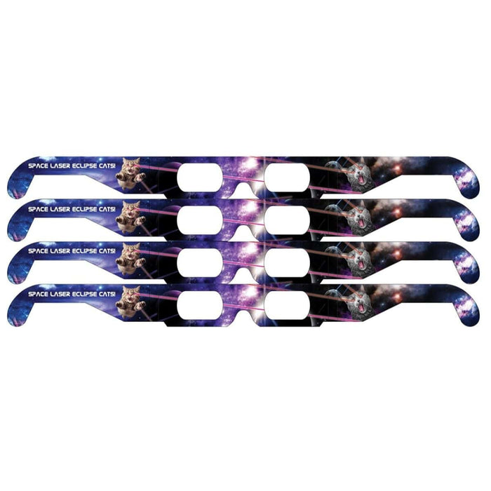Set of Daystar Laser Cats (Purrrpleier) Style Funner Eclipse Solar Glasses