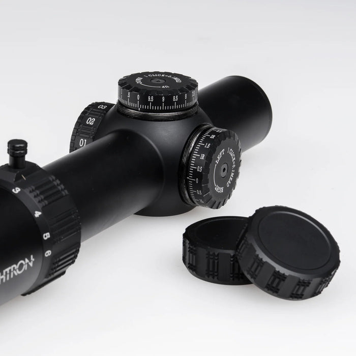 Sightron S6 1-6x24mm FFP LRT Riflescope - Turrets and Caps