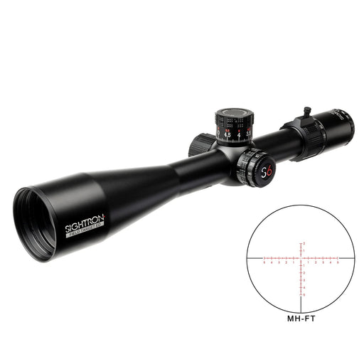 Sightron S6 10-60x56mm ED FT MH-FT Field Target Riflescope - and MH-FT Reticle