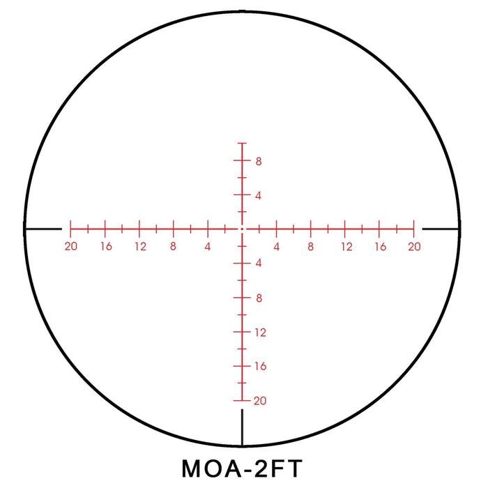 Sightron S6 10-60x56mm ED FT MOA-2FT Field Target Wheel Bundle - MOA-2FT Reticle