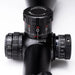 Sightron S6 10-60x56mm ED MOA-FTD Bench Rest Riflescope - Detailed Front View of the Precision Elevation and Windage Turrets with Engraved Adjustment Markings