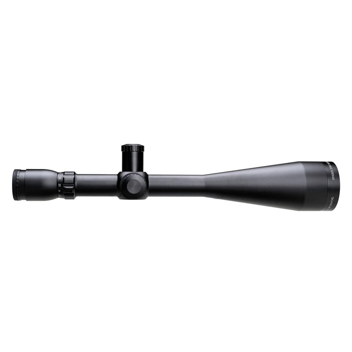 Sightron SIII 10-50x60mm SFP FCH Long Range Riflescope - Opposite Side Profile Showing The Long Range Riflescope, Central Turret Housing, Objective Lens, And Eyepiece