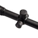 Sightron SIII 45x45mm ED FCH Competition Riflescope - Angled Close-Up Showing The Elevation And Windage Adjustment Turrets On The Matte Black Riflescope Body