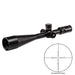 Sightron SIII PLR 10-50x60mm IR MOA-2 Zero Stop Riflescope - Angled Full-Length Riflescope Product View with Illuminated MOA-2 Reticle Diagram Inset