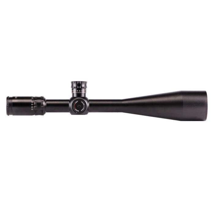 Sightron SIII PLR 10-50x60mm IR MOA-2 Zero Stop Riflescope - Opposite Side Profile Showing the Riflescope Body, Elevation Turret and 60mm Objective Bell