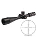 Sightron SIII PLR 8-32x56mm IR MOA-2 Zero Stop Riflescope - Angled Full-Length Riflescope Product View with Circular MOA-2 Reticle Diagram Inset