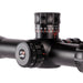 Sightron SIII PLR 8-32x56mm IR MOA-2 Zero Stop Riflescope - Close-Up of Elevation Turret and Side Adjustment Dial with Red and White Engraved Markings