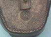 Stanley London Antique Patina 4-Inch Brass Sextant Leather Case Embossed Logo