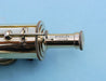 Stanley London Engravable 10-inch Victorian Polished Brass Desk Telescope Body Engraved Eyepiece