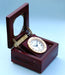 Stanley London Engravable Boxed Quartz Clock In Satin Finish Mahogany Case Body