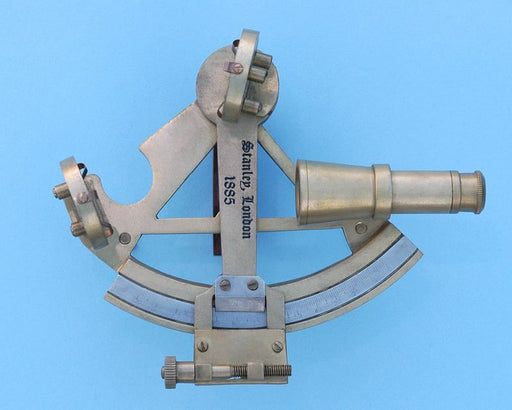 Stanley London Engravable Brass Sounding Sextant
