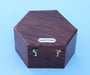 Stanley London Engravable Brass Sounding Sextant Hardwood Case