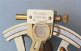 Stanley London Polished 4-Inch Brass Sextant Body Magnifier with Engraved Name and Serial
