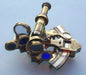 Stanley London Premium 3-Inch Antique Brass Sextant with Leather Case 4 Dark Swing-Arm Filters