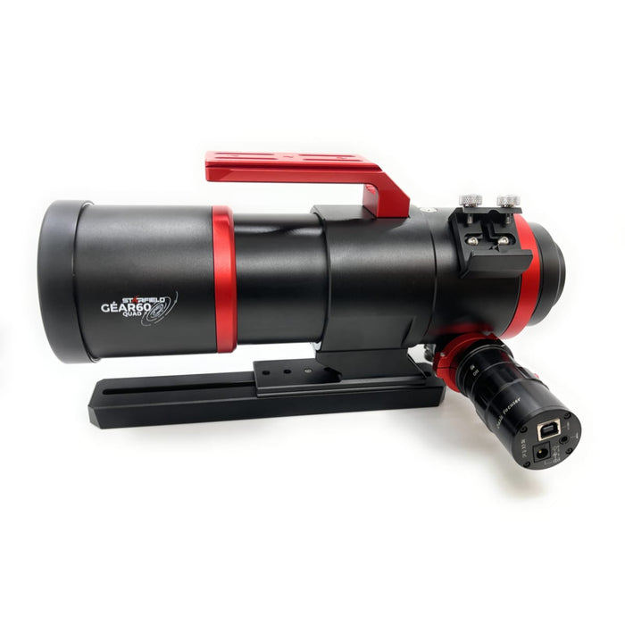 Starfield Gear Series 60mm Quad F/5 Astrograph Telescope - G60Q-05-01 Body Side Profile Left