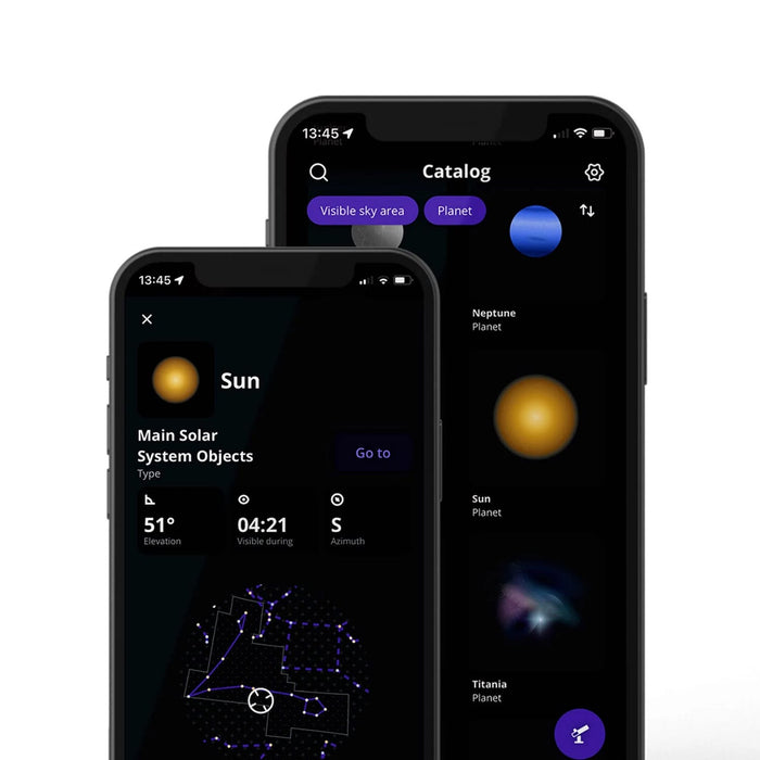 Unistellar Smart Solar Filter Dedicated App