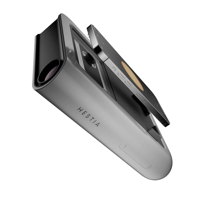 Vaonis Hestia Smart Telescope Body and Smartphone