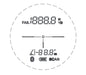 Vixen 6x26mm Foresta VX1200 Laser Rangefinder Display Appearance