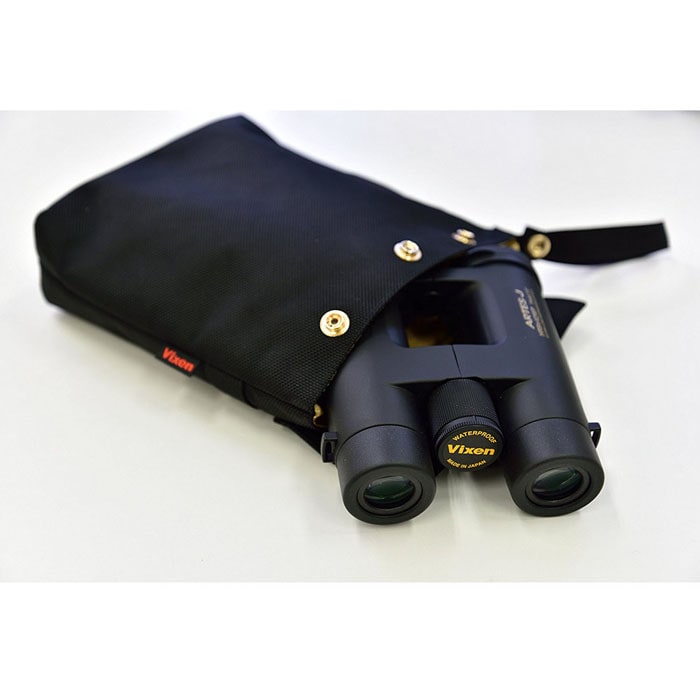 Vixen ARTES J 8x42mm DCF Binoculars with the Carrying Case